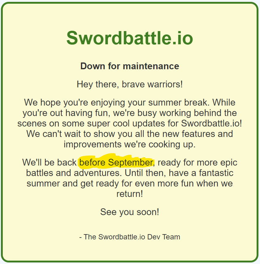 Swordbattle Shutdown - Chill Corner - WorldGuessr Forum