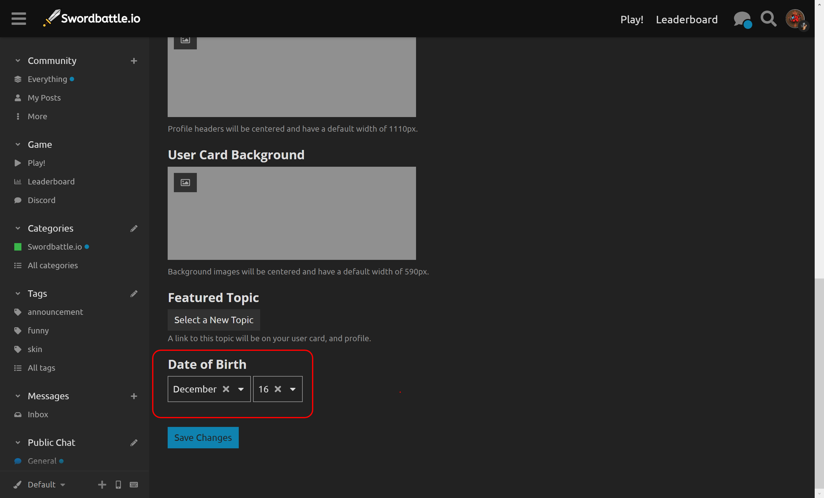 How to add your birthday to the forum! - Chill Corner - WorldGuessr Forum